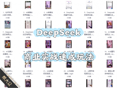 DeepSeek商业实战速成课